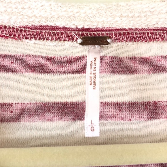 Free People Anthro Striped Textured Peblum Jacket - Picture 4 of 10